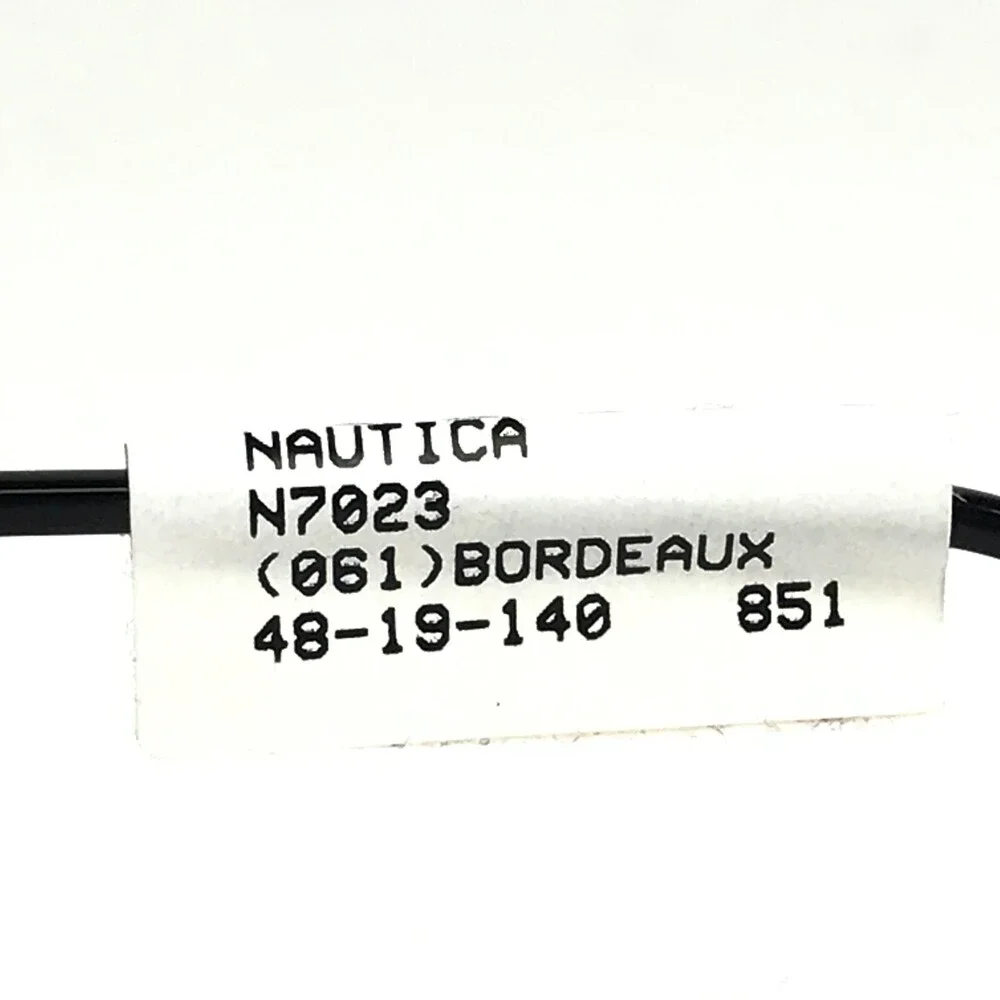 Nautica Eyeglasses Frames N7023 061 Black Purple Round Full Rim 48-19-140